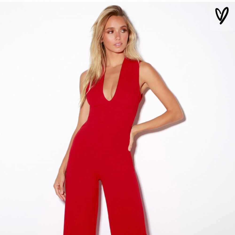 Red Jumpsuit NWT